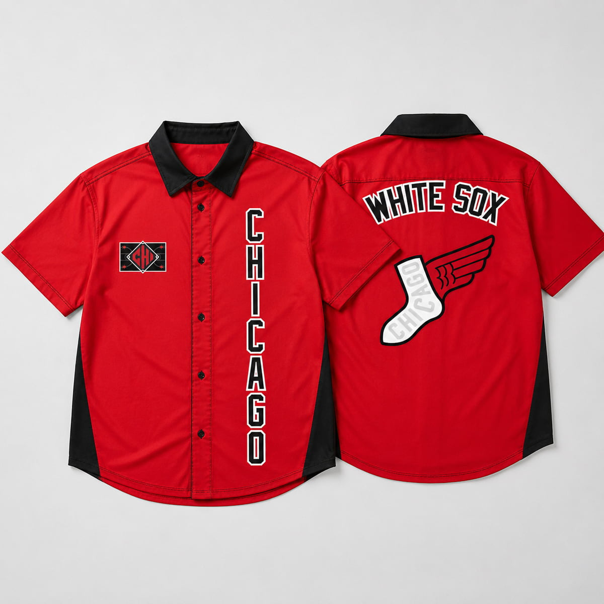 2026 White Sox City Connect Warmup Hawaiian Shirt Chicago White Sox Merch Gifts For Fans - Merchluma