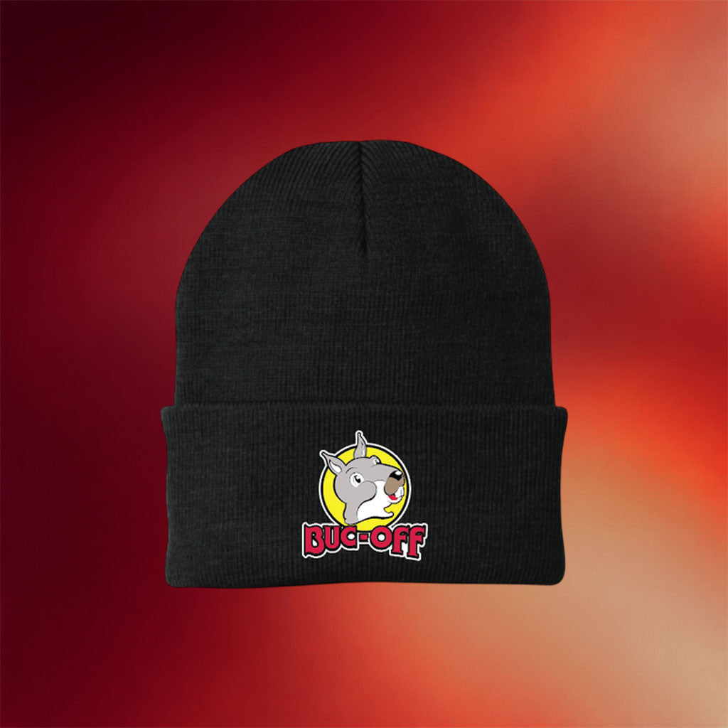 Buc-Off Merch 2026 Buc-Off Beanie Black Buc Off Last Week Tonight Merchandise Fan Gifts - Merchluma