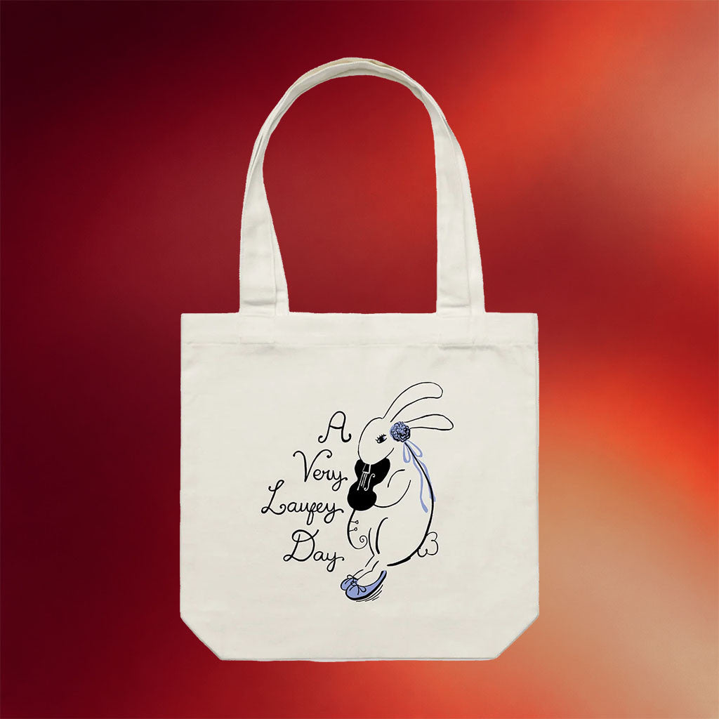 Laufey Merch 2026 AVLD26 Bunny Tote Bag Birthday Presents For Sisters - Merchluma