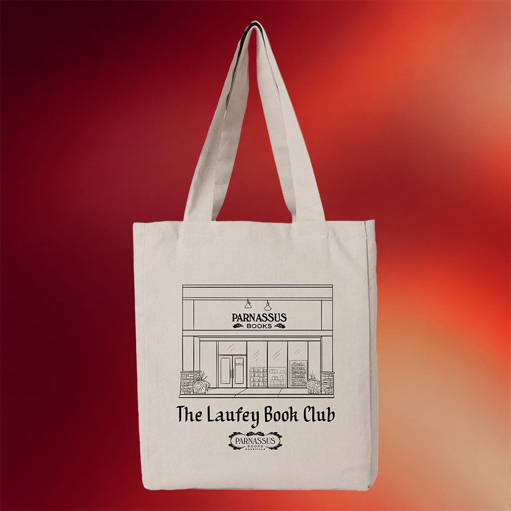 Laufey Merch 2026 Crest Collab Tote Bag Parnassus Books Merch Gift For Sisters - Merchluma