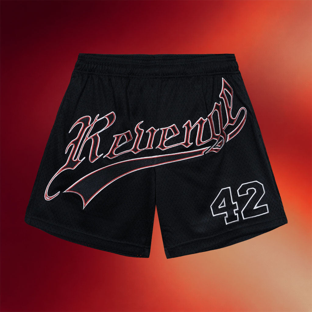Revenge Merch 2026 Script Shorts Black No 42 Shorts Best Gift For Brothers - Merchluma