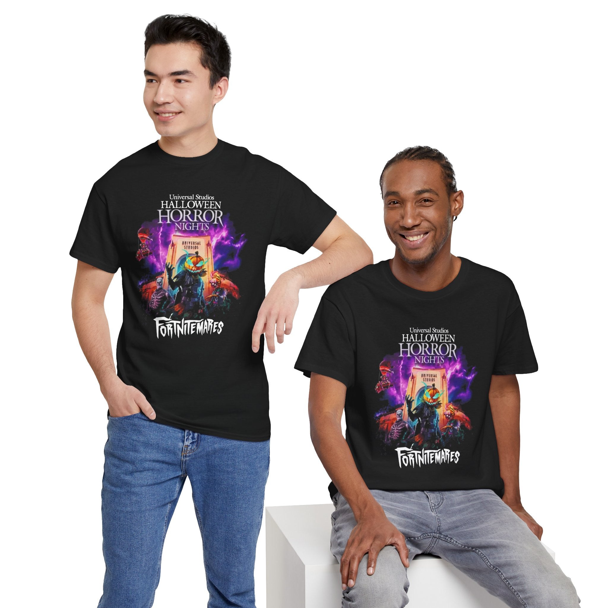 Fortnitemares Halloween Horror Nights Shirt Spooky Gamer T-Shirt Gifts For Halloween - Merchluma