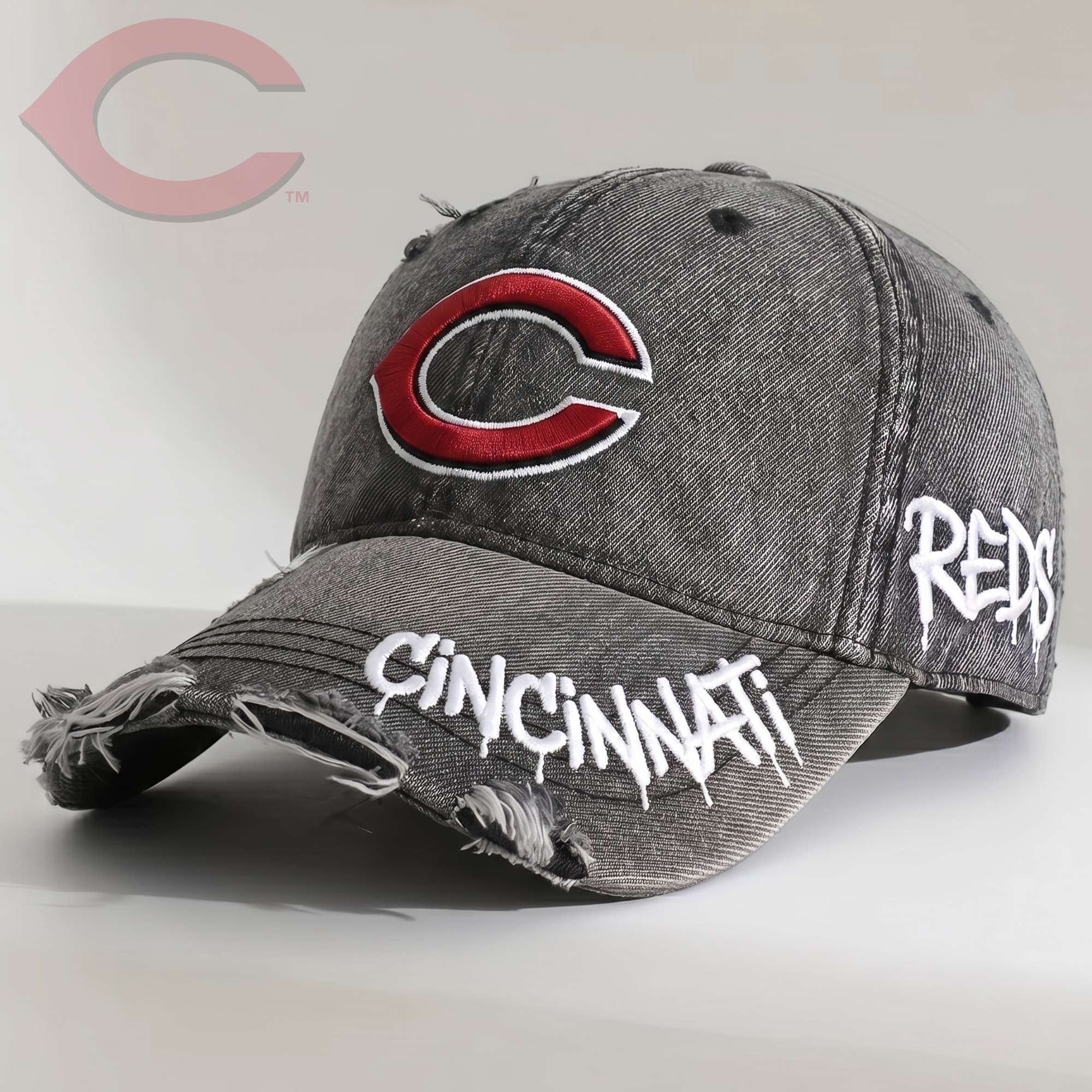 Cincinnati Reds Distressed Hat 2026 Cincinnati Reds Merch Gift For Baseball Lover - Merchluma