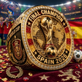 Spain FIFA World Cup 2026 Champions Ring Spain Final Champion Merch Gift For Football Fans - Merchluma