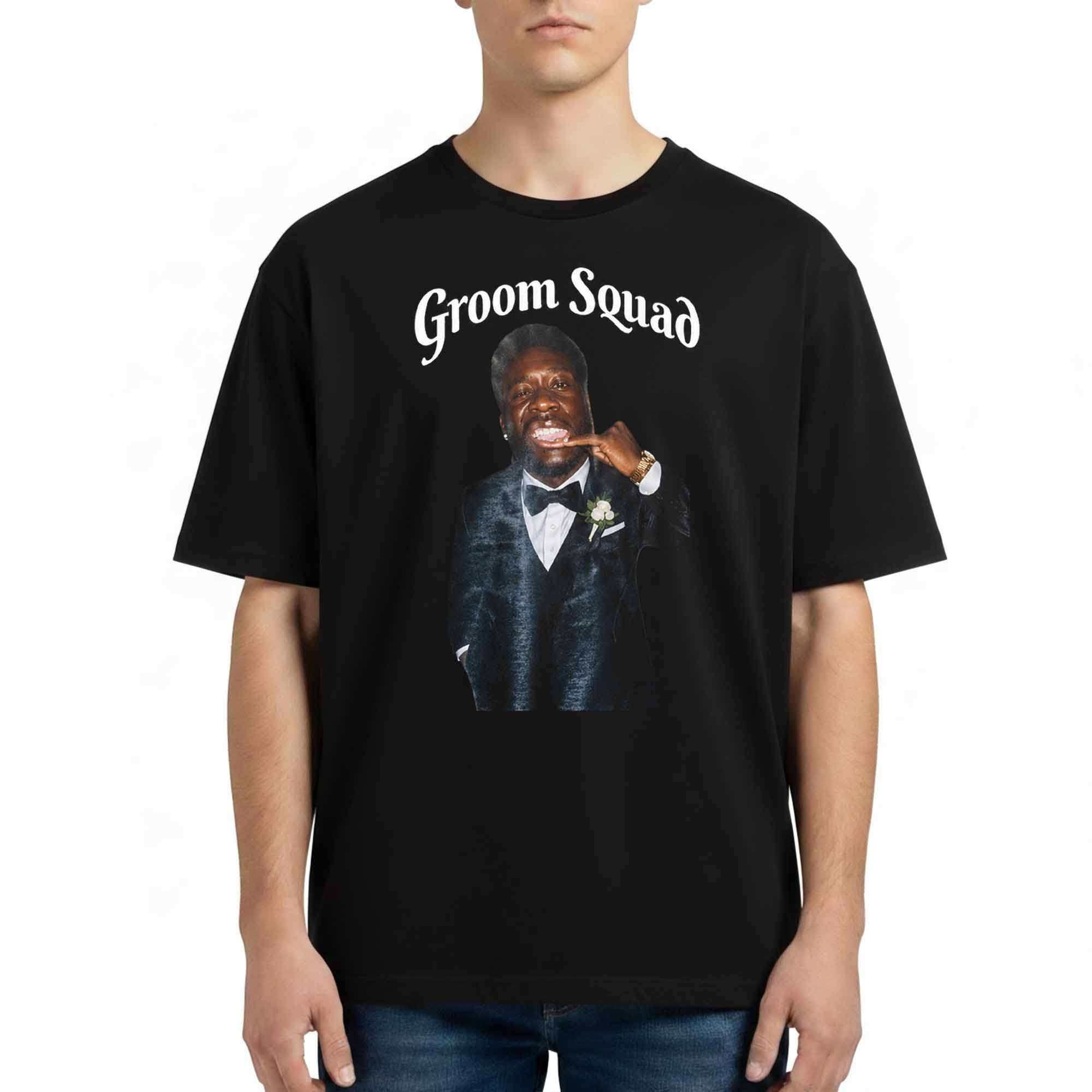Jamal Musiala Alphonso Davies Shirt Groom Squad T-Shirt Football Fan Gift Ideas - Merchluma