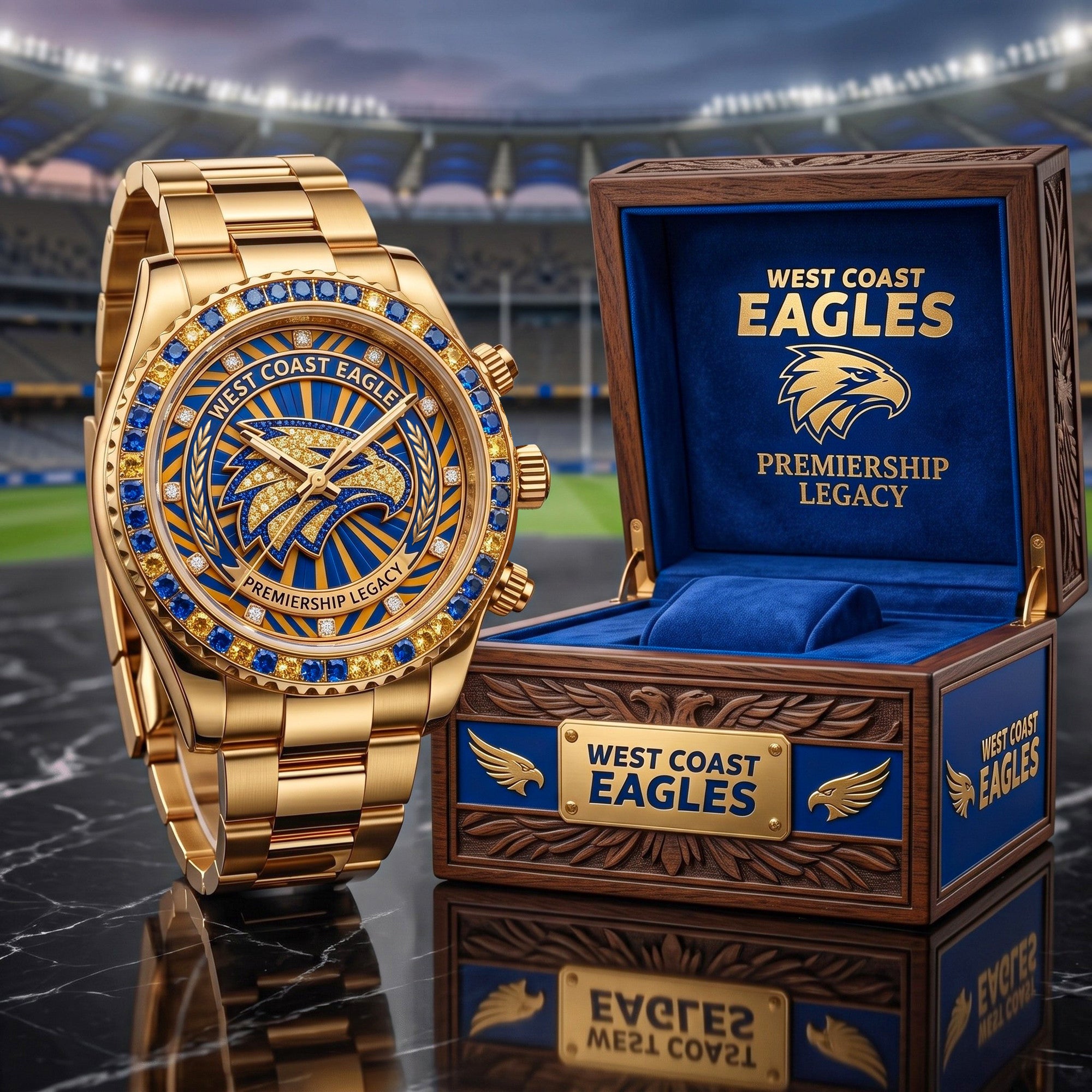 West Coast Eagles Premiership Legacy Watch 2026 West Coast Eagles Merch Best Gift For Fans - Merchluma