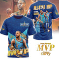 Golden State Warriors Merch Stephen Curry 2025 All Star MVP Shirt Basketball Fan Gift Ideas - Merchluma