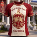 Delta Sigma Theta Merch Intelligence Is The Torch Of Wisdom T-Shirt Present For Besties - Merchluma