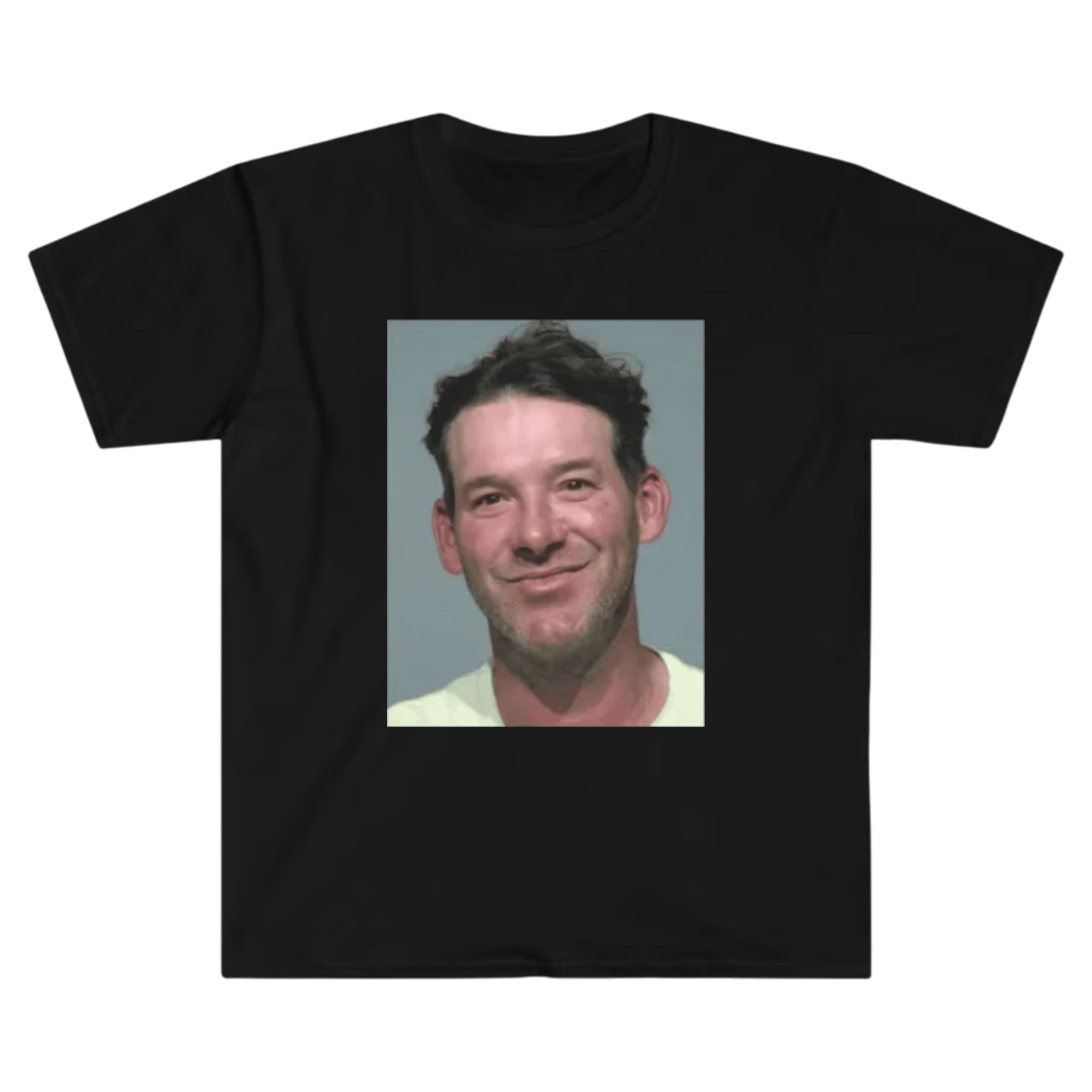 Tony Romo Mugshot Shirt Black Tony Romo Merch Gift Ideas For Him - Merchluma