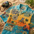 Jimmy Buffett Margaritaville Hawaiian Shirt Boat Drinks And Tanlines Tropical Themed Clothing - Merchluma