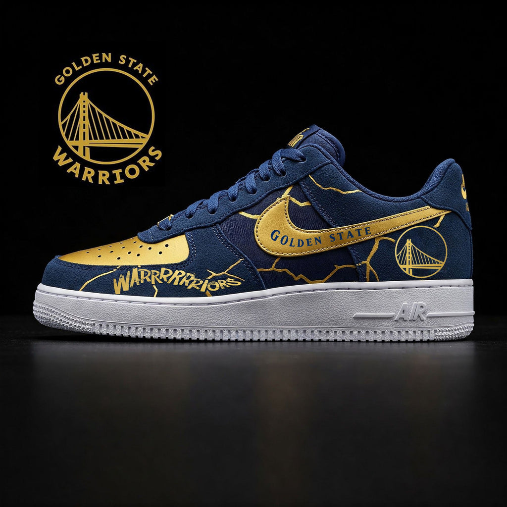 Golden State Warriors 2026 Shoes Sneakers Basketball Fan Gear GS Warriors Merch Best Gifts - Merchluma