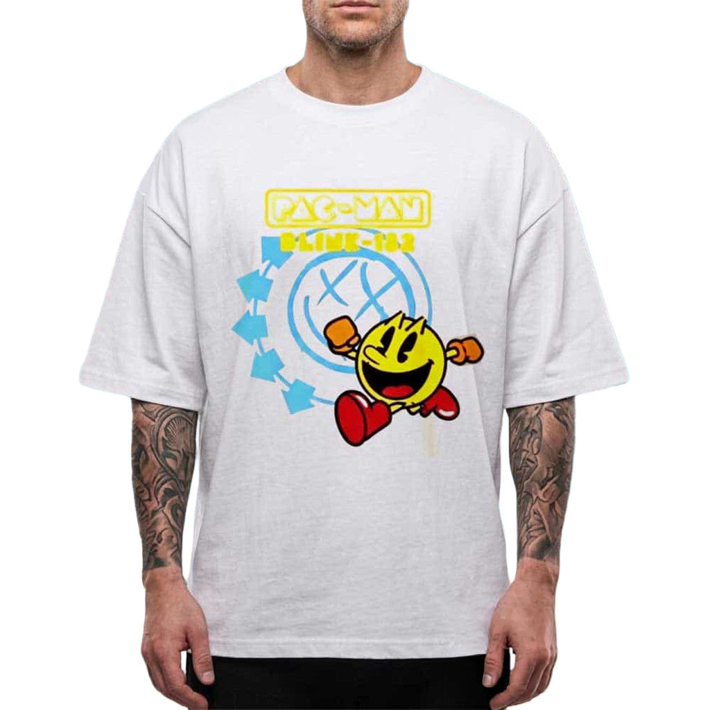 Blink-182 X Pac-Man Limited Edition Iconic T Shirt Blink-182 Merch Best Gifts For Him - Merchluma