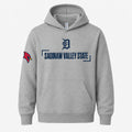 2026 Tigers Saginaw Valley State University Hoodie Grey Detroit Tigers Merch Gifts For Fans - Merchluma
