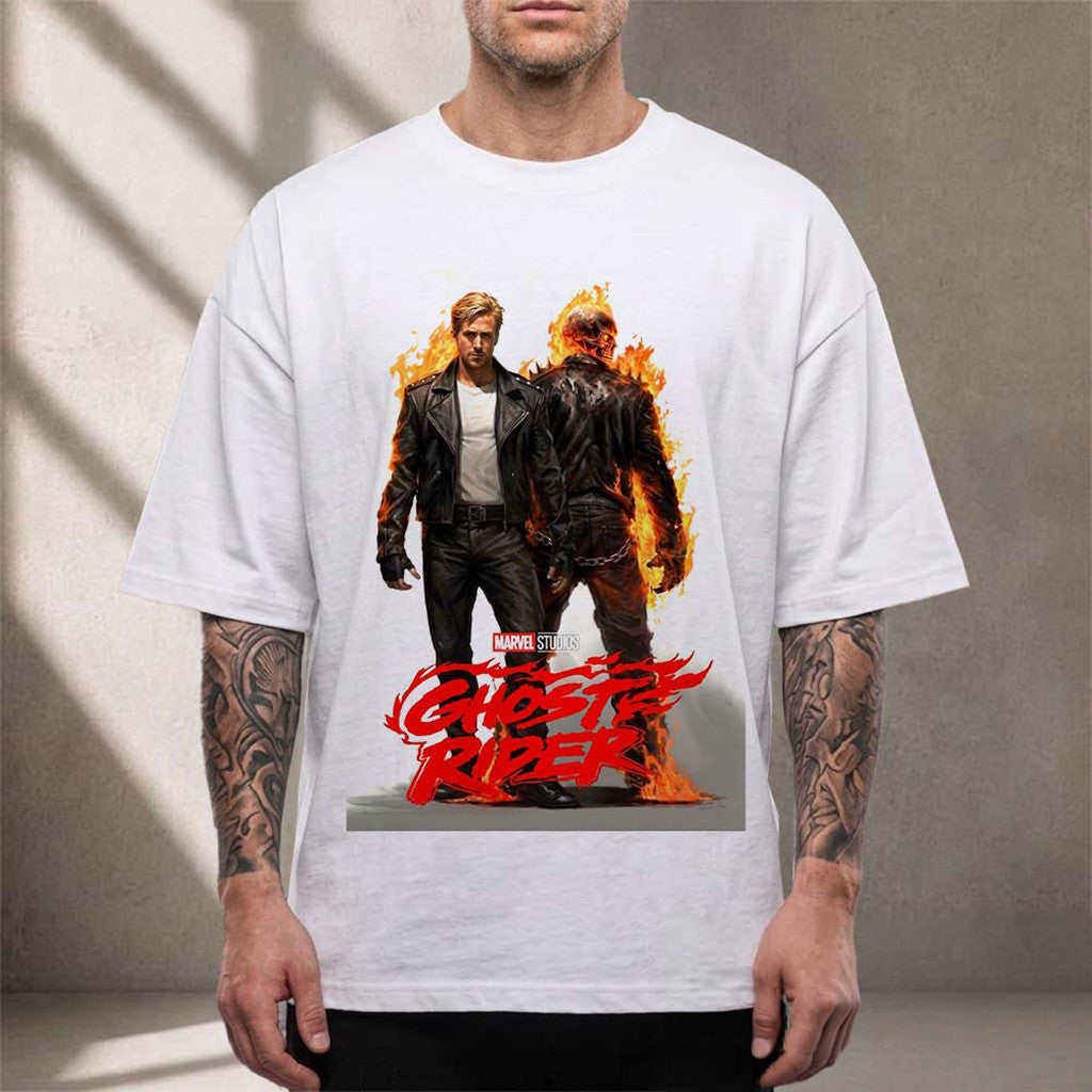 Marvel Ghost Rider Ryan Gosling 2028 T-Shirt Marvel Ghost Rider Merch Gift For Movie Fans - Merchluma