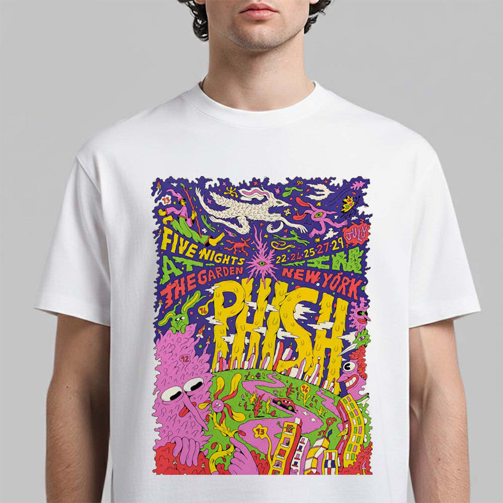 Phish Dry Goods Five Nights Madison Square Garden New York City 2026 T-Shirt Phish Merch Gift - Merchluma