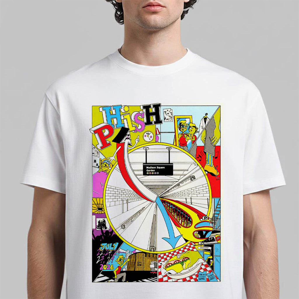 Phish Madison Square Garden New York 2026 T-Shirt Phish Merch Gift For Jam Fans - Merchluma