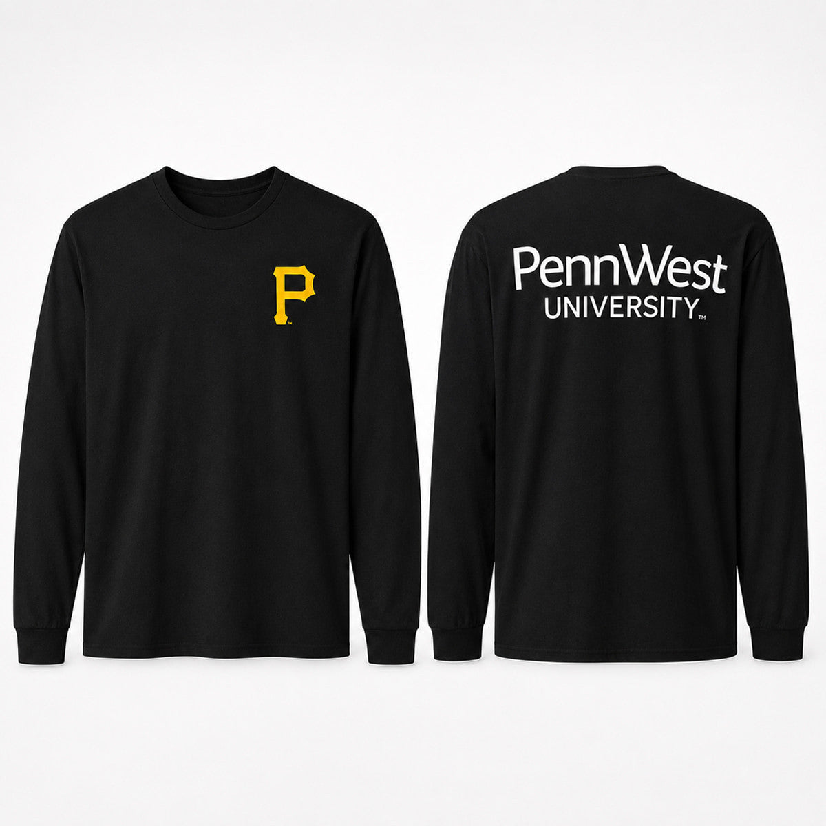 2026 Pirates PennWest Long Sleeve Shirt Black Philadelphia Phillies Merch Gifts For Him - Merchluma