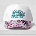 Over Stimulated 2026 Hat Embroidered Floral Hat Gift Ideas For Besties - Merchluma