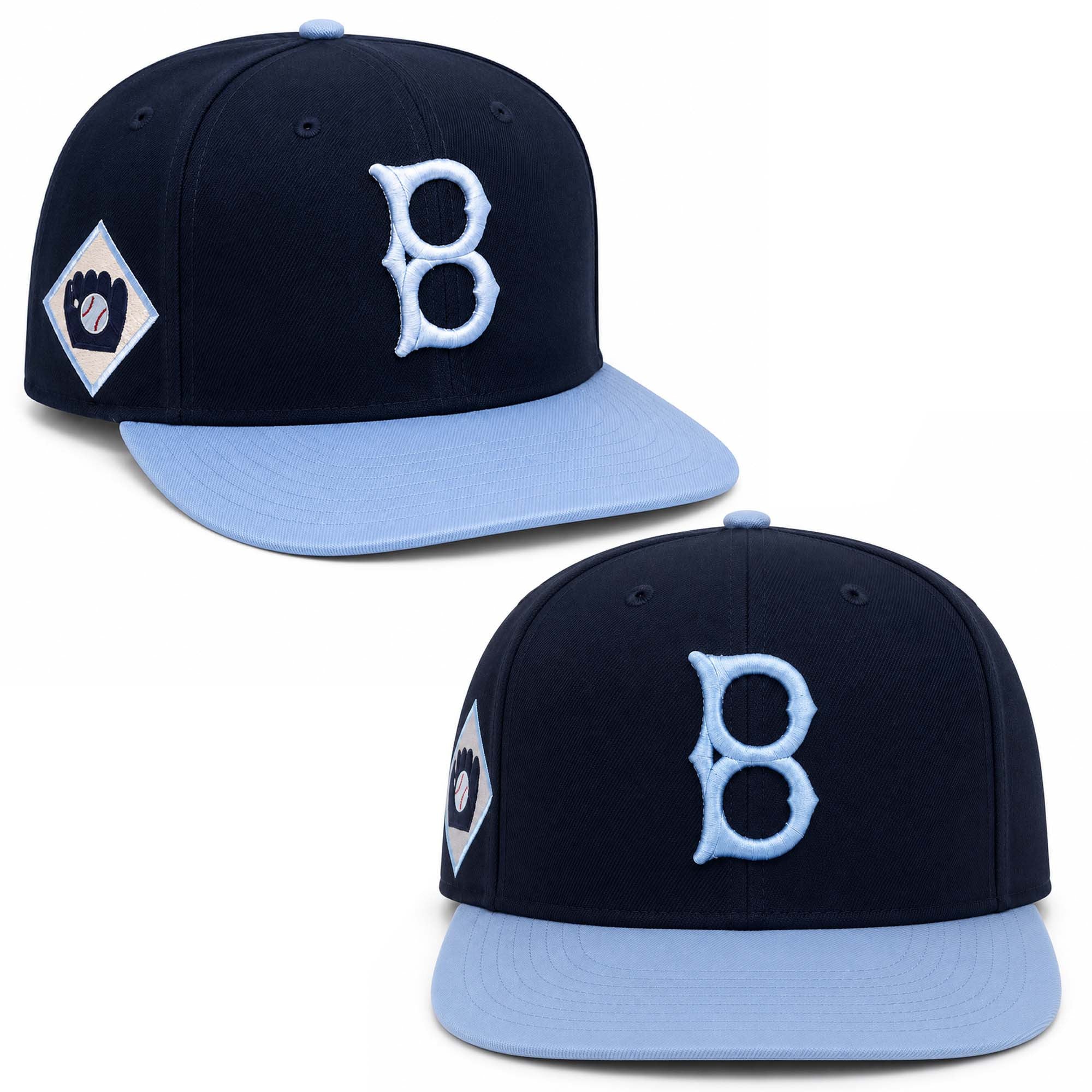 Brooklyn Dodgers B Snapback Hat Embroidered Los Angeles Dodgers Merch Gift Ideas For Husband - Merchluma