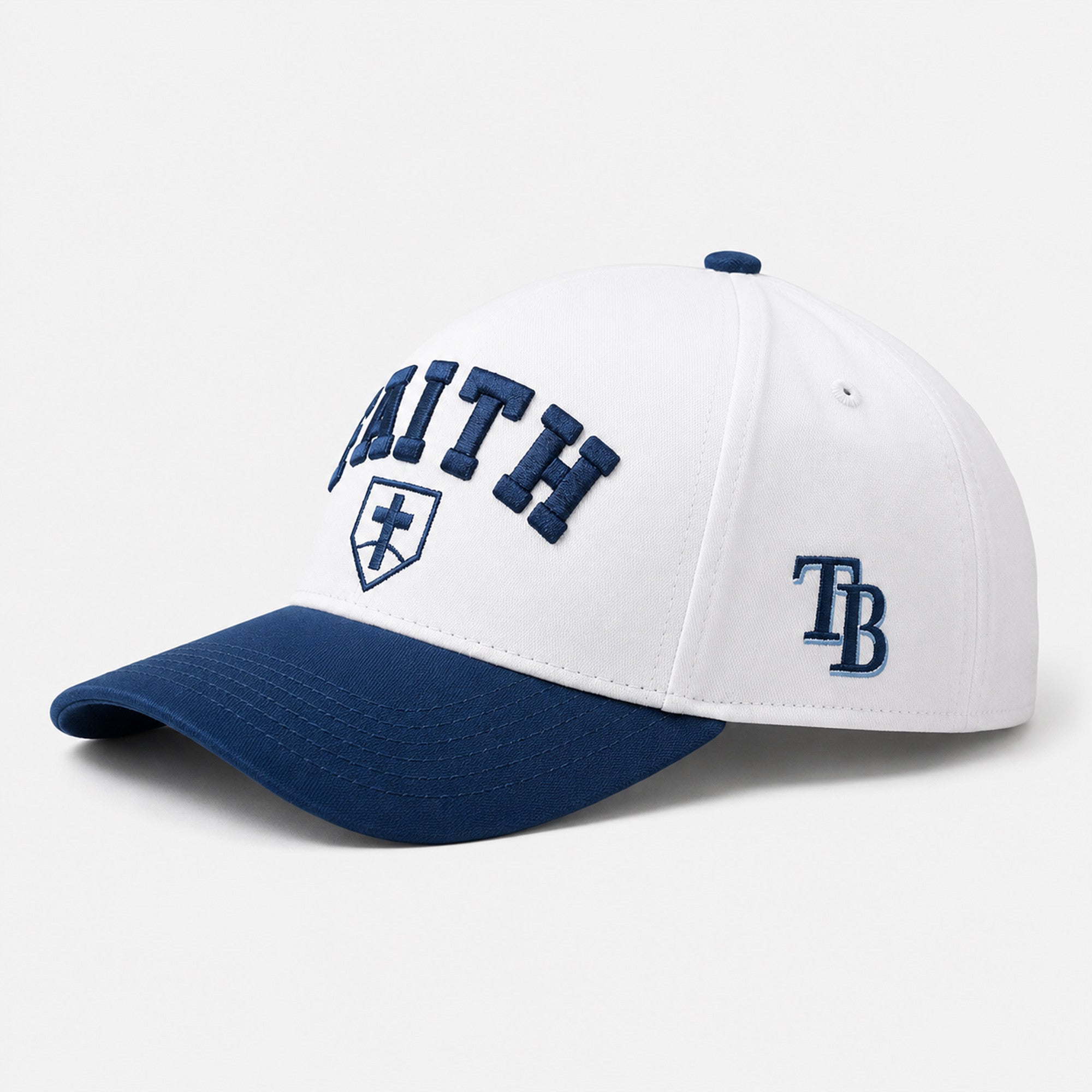 2026 Rays Christian Faith Hat Embroidered Tampa Bay Rays Merch Presents For Baseball Fans - Merchluma