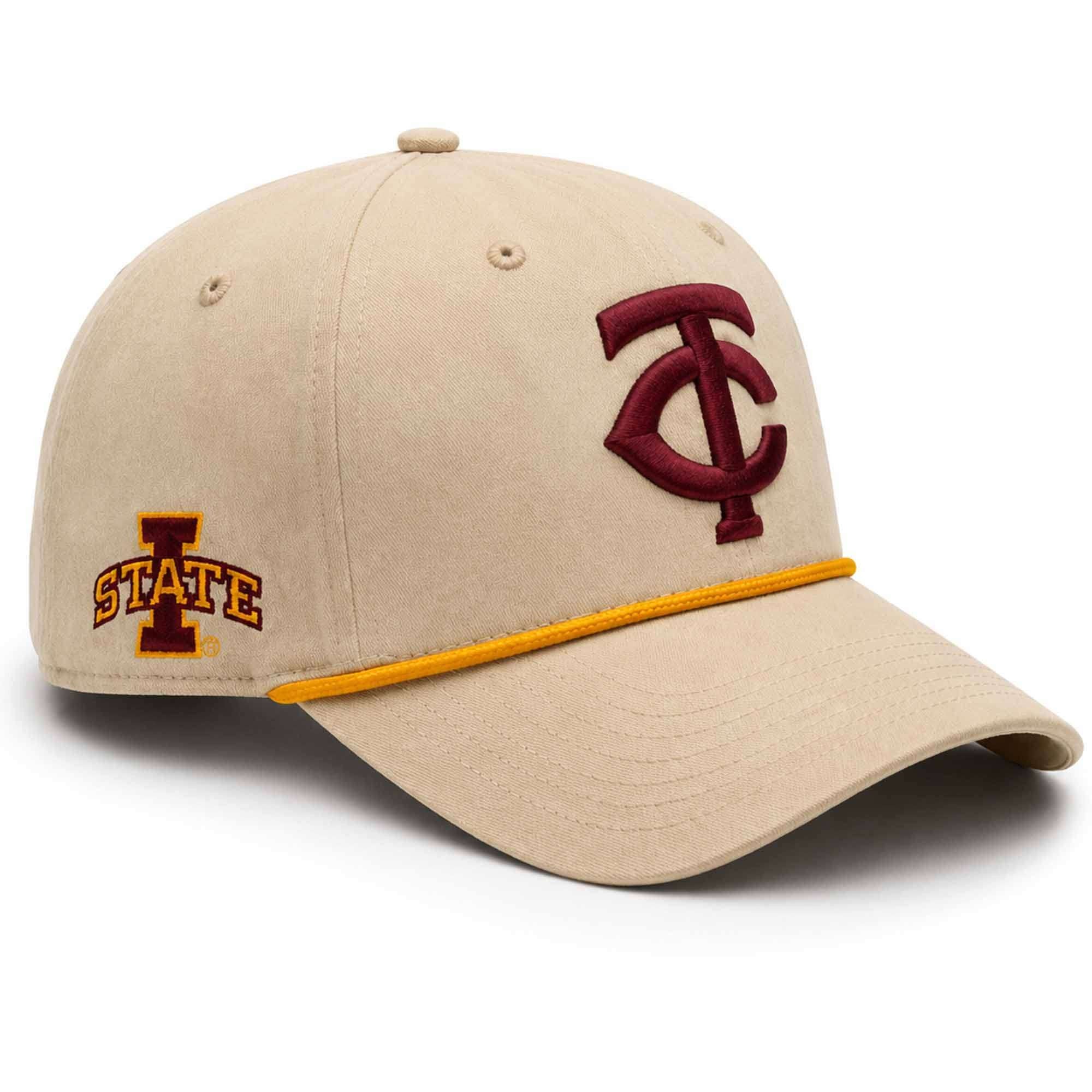 2026 Twins Iowa State Rope Hat Embroidered Minnesota Twins Merch Gifts For Baseball Lovers - Merchluma