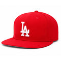 Allen Iverson Dodgers Baseball Snapback Hat Red Embroidered Los Angeles Dodgers Merch Fan Gifts - Merchluma