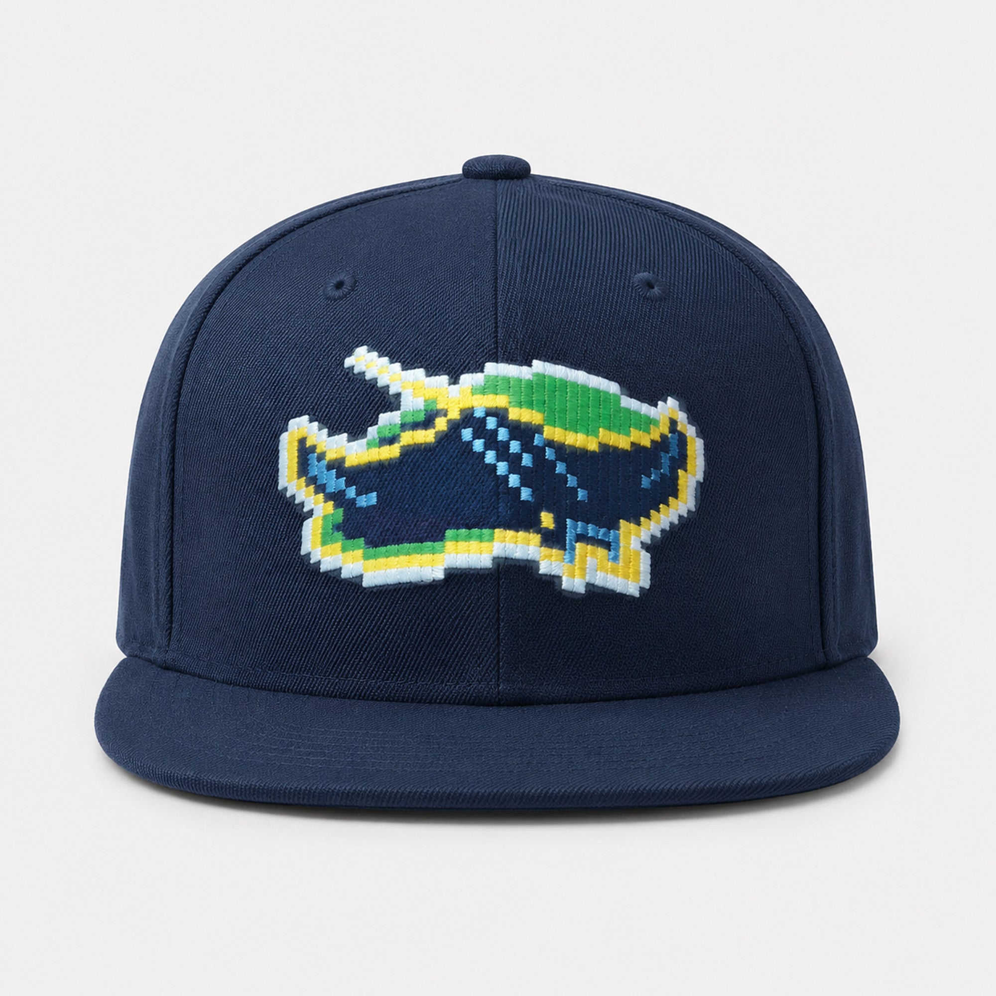 Tampa Bay Rays Devil Rays 8 Bit Pixel Snapback Hat Embroidered Rays Merch 2026 Fan Gifts - Merchluma