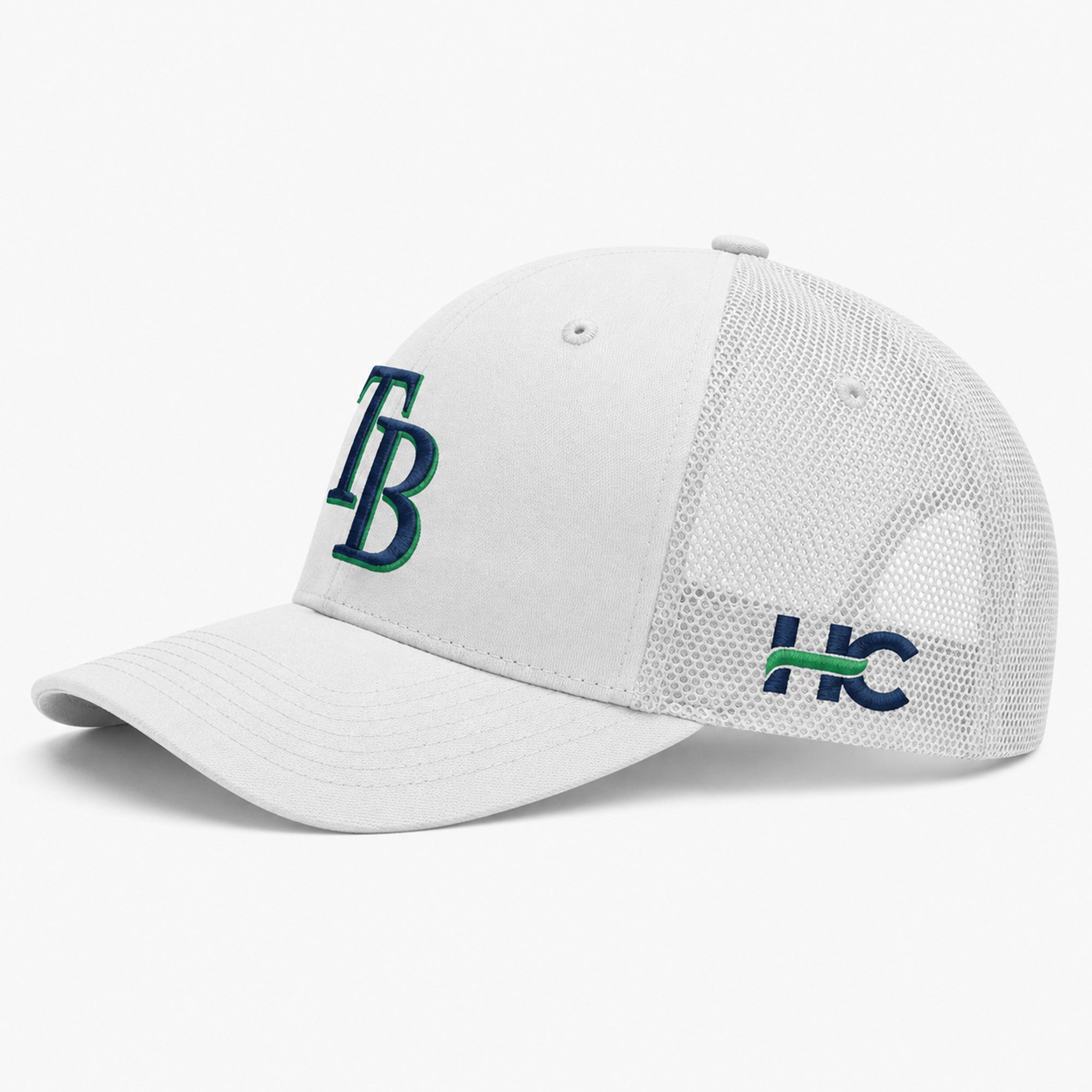 2026 Rays Hillsborough College Trucker Hat Embroidered Tampa Bay Rays Merch Presents For Dad - Merchluma
