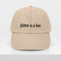 Gluten Is A Hoe 2026 Hat Embroidered Funny Cap Gift Ideas For Husband - Merchluma