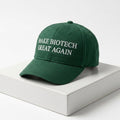 Make Biotech Great Again 2026 Hat Green Embroidered MBGA Merch Gifts For Him - Merchluma