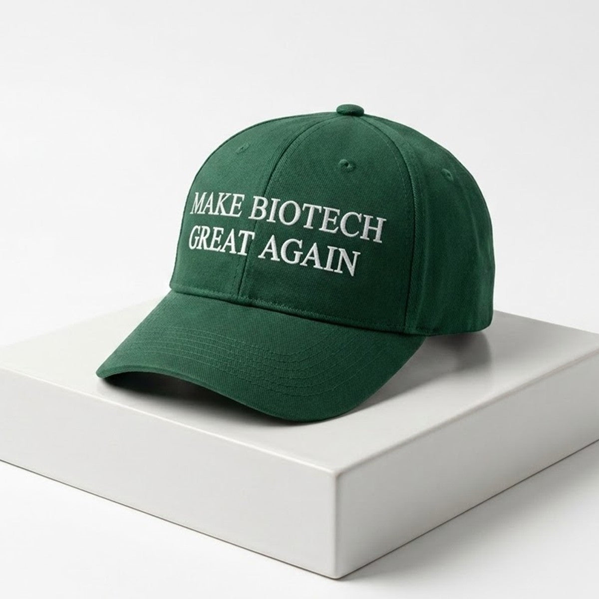 Make Biotech Great Again 2026 Hat Green Embroidered MBGA Merch Gifts For Him - Merchluma