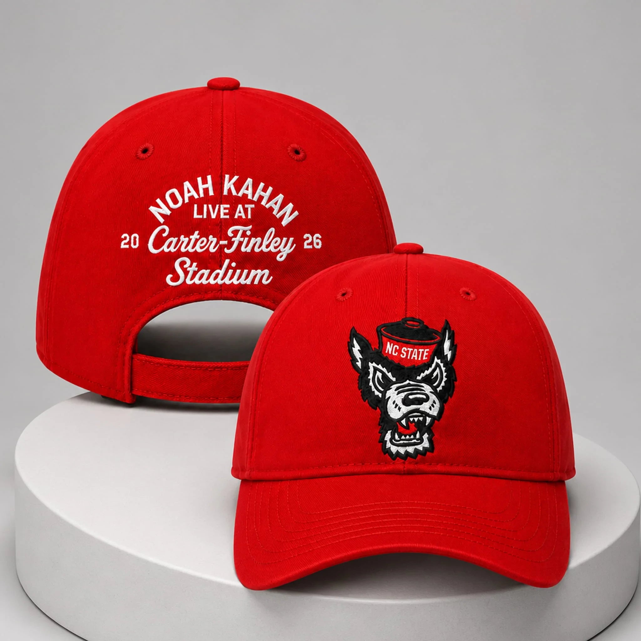 2026 Noah Kahan NC Wolfpack Carter-Finley Stadium Hat Embroidered Noah Kahan Merch Fan Gifts - Merchluma
