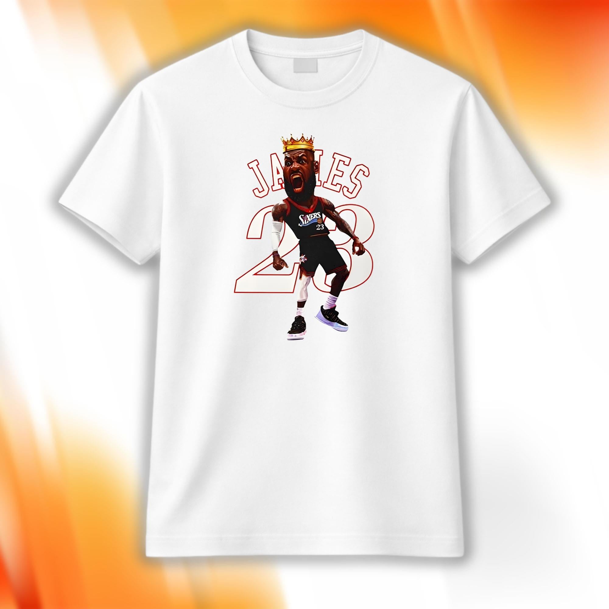 LeBron Philadelphia Sixers Trade King Shirt Philadelphia 76ers Merch Gifts For Basketball Fans - Merchluma