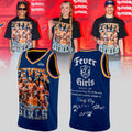 2026 Aliyah Boston Caitlin Clark And Kelsey Mitchell Signatures Jersey Blue Indiana Fever Merch - Merchluma
