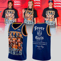 Indiana Fever Girls All Stars 2026 Blue Basketball Jersey Indiana Fever Merch Gift For Her - Merchluma