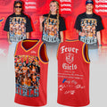 2026 Aliyah Boston Caitlin Clark And Kelsey Mitchell Signatures Jersey Red Indiana Fever Merch - Merchluma