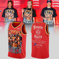 Indiana Fever Girls All Stars 2026 Basketball Jersey Red Indiana Fever Merch Fans Gifts - Merchluma