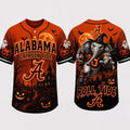 Alabama Crimson Tide Haunted Night Halloween Baseball Jersey Crimson Tide Merch Fans Gifts - Merchluma