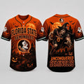 Florida State Seminoles Haunted Night Halloween Baseball Jersey Seminoles Merch Halloween Gifts - Merchluma