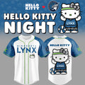 Minnesota Lynx x Hello Kitty Baseball Jersey Minnesota Lynx Merch Gifts For Basketball Fan - Merchluma
