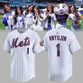 New York Mets x An Yujin #1 Baseball Jersey 2026 Mets Merch Best Gifts For Baseball Fans - Merchluma