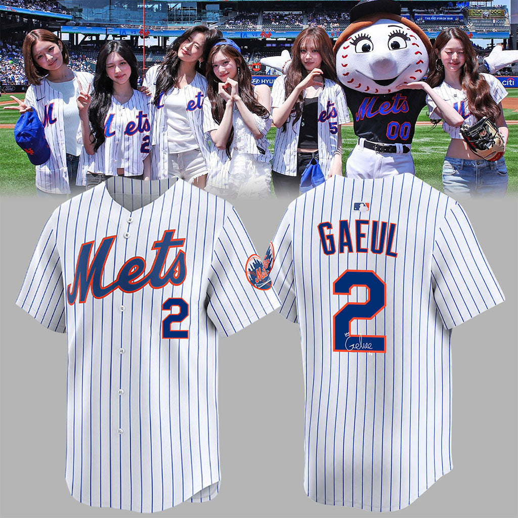 New York Mets x IVE Gaeul #2 Baseball Jersey 2026 Mets Merch Gifts For Baseball Fans - Merchluma