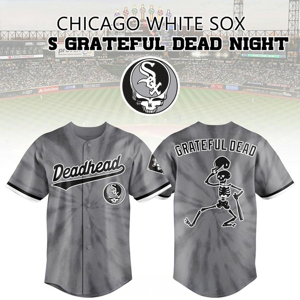 Chicago White Sox 2026 Grateful Dead x Deadhead Night Jersey White Sox Merch Fans Gifts - Merchluma