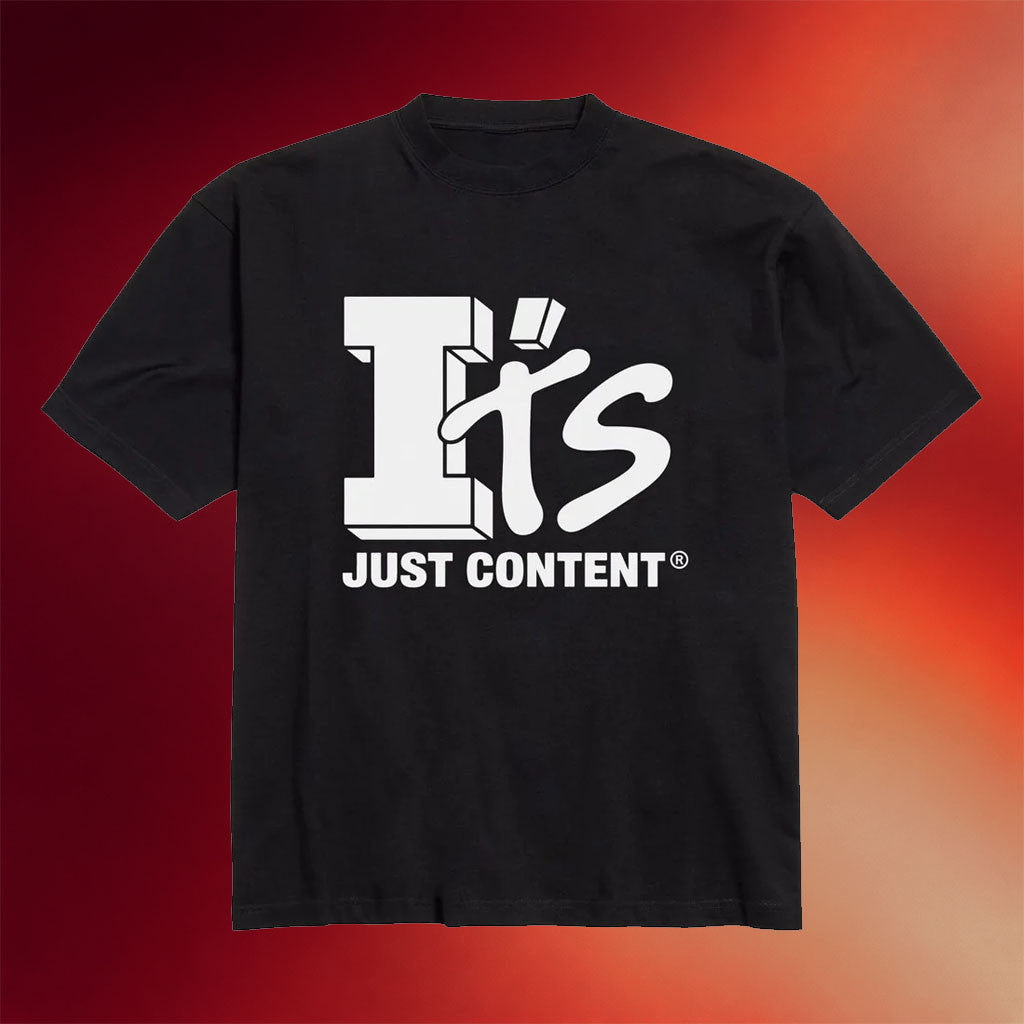 It's Just Content Merch Tylil James 2026 It's Just Content OG T-Shirt Black Present For Fans - Merchluma