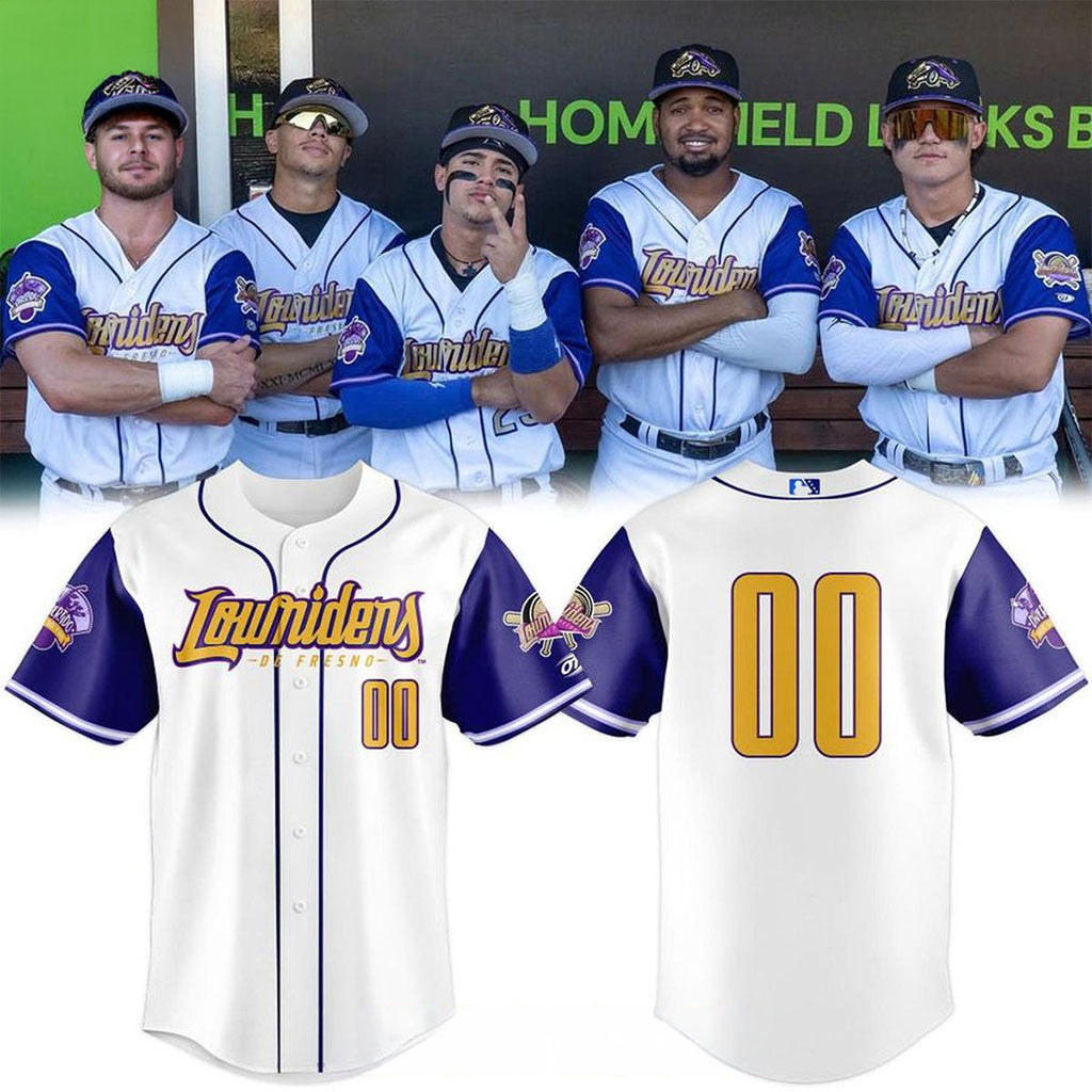 Custom Fresno Grizzlies x Lowriders de Fresno 2026 Baseball Jersey Fresno Grizzlies Merch - Merchluma