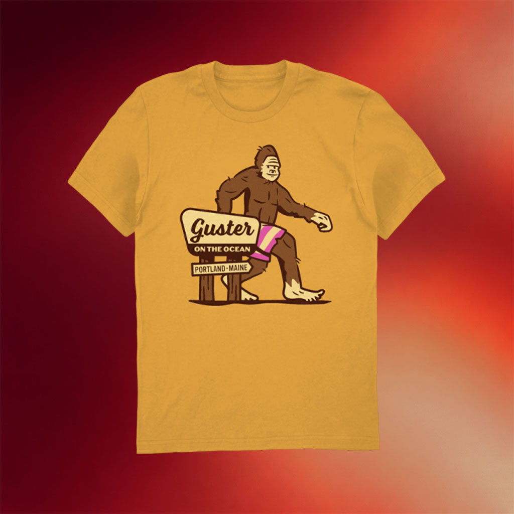 Guster Merch 2026 OTO Bigfoot Beach T-Shirt Presents For Rock Lovers - Merchluma
