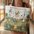 Winnie The Pooh My Students Are Loved And Valued Amazing Tote Bag Cute Gifts For Teacher - Merchluma