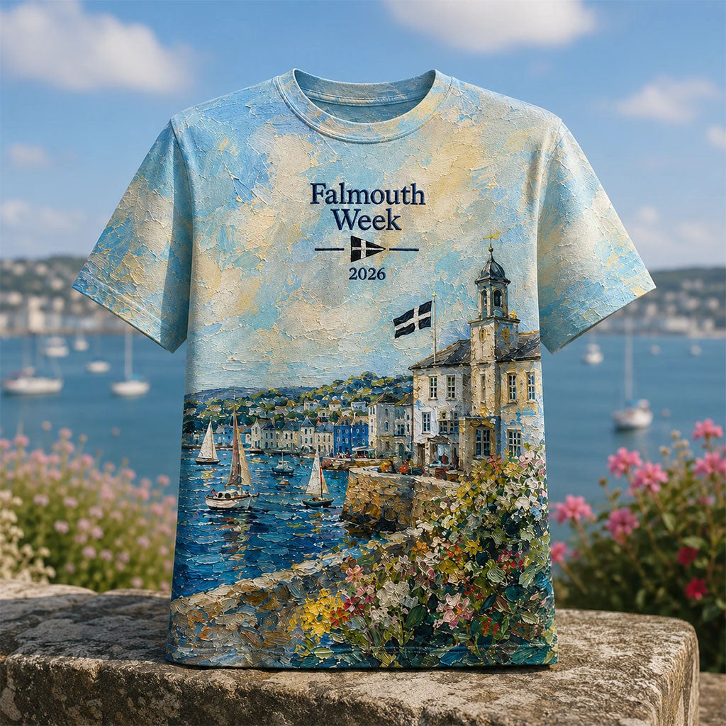 Falmouth Week 2026 Impasto Painting T-Shirt Gift For Best Friends - Merchluma