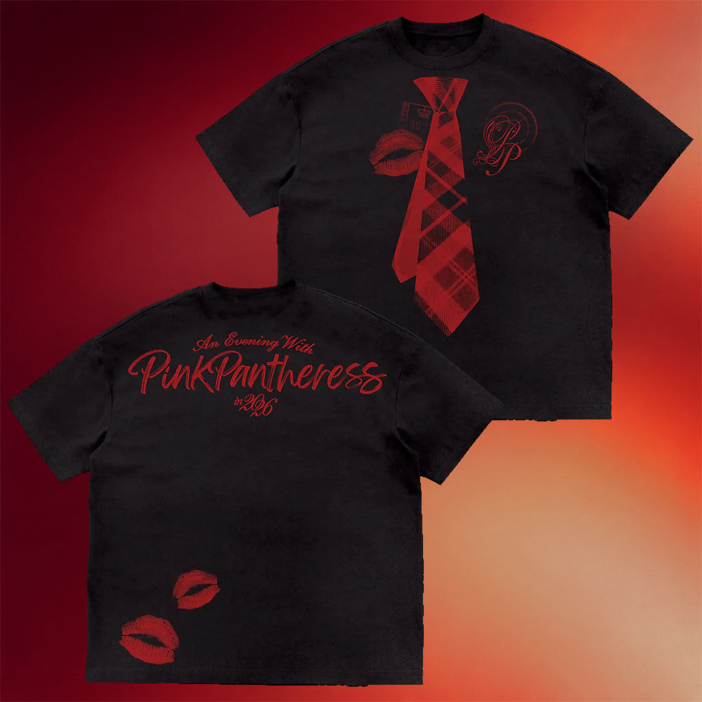 PinkPantheress Merch 2026 Tie T-Shirt An Evening With PinkPantheress Shirt Gift For Music Fans - Merchluma