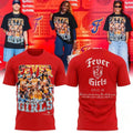 Indiana Fever Girls All Stars 2026 T-Shirt Red Indiana Fever Merch Basketball Fan Apparel - Merchluma